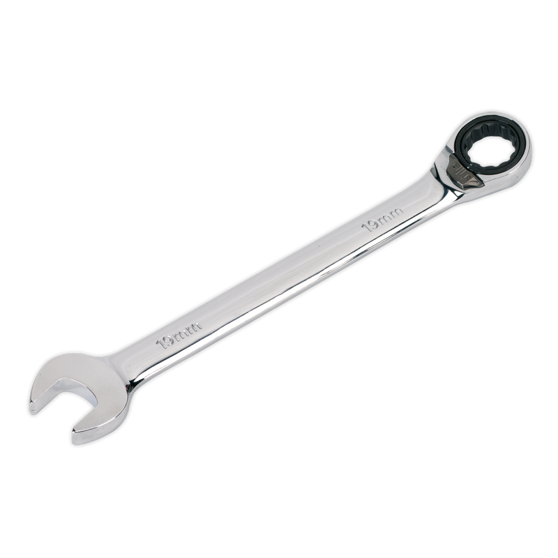 Sealey RRCW19 19mm Reversible Ratchet Combination Spanner