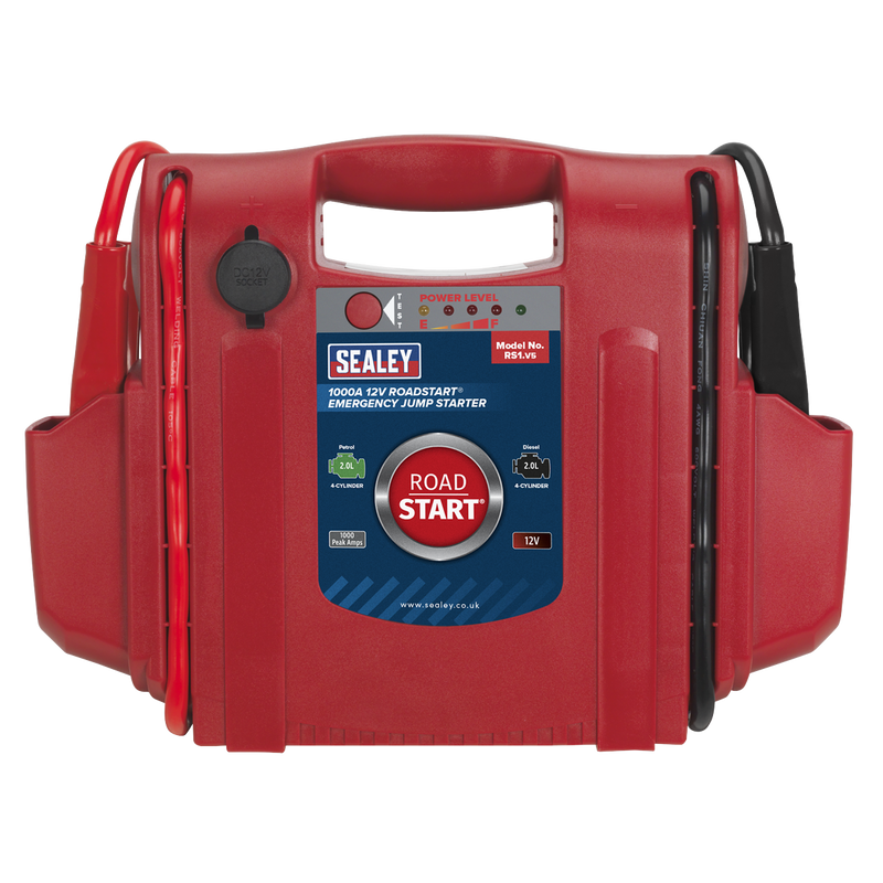 Sealey RS1 1000A 12V RoadStart Emergency Jump Starter