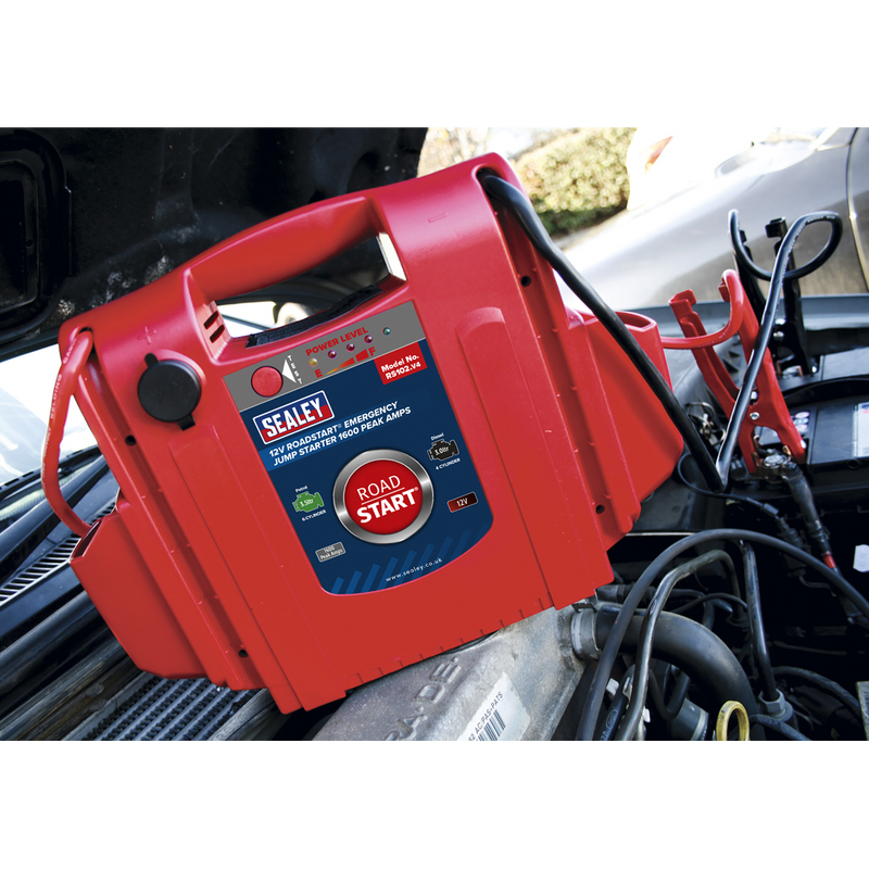 Sealey RS102 1600A 12V RoadStart Emergency Jump Starter