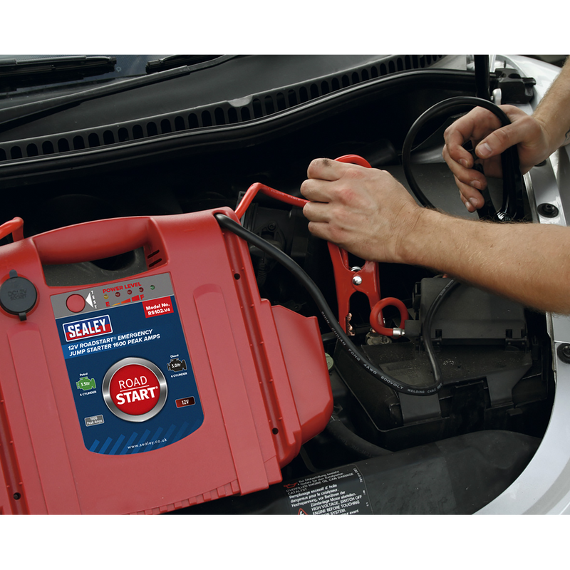 Sealey RS102 1600A 12V RoadStart Emergency Jump Starter