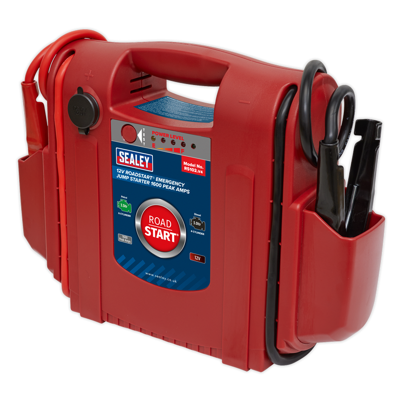 Sealey RS102 1600A 12V RoadStart Emergency Jump Starter