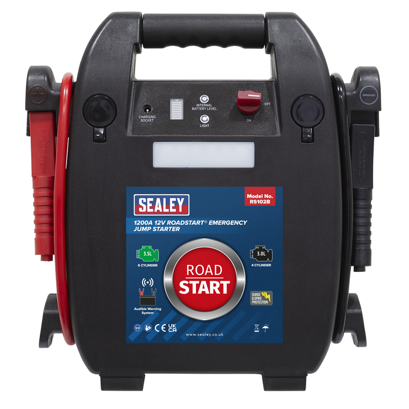 Sealey RS102B 1200A 12V RoadStart Emergency Jump Starter