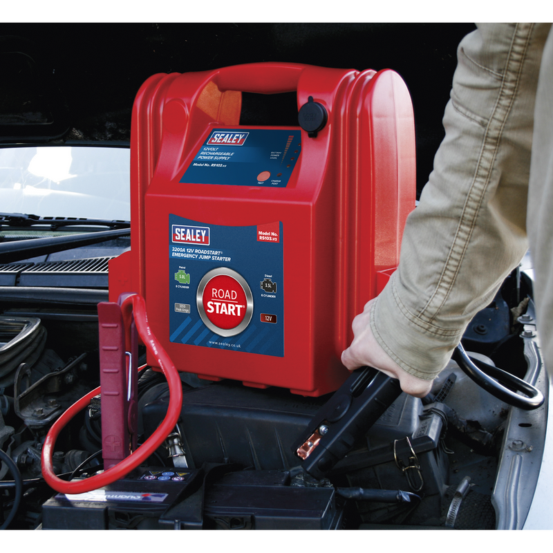 Sealey RS103 3200A 12V RoadStart Emergency Jump Starter
