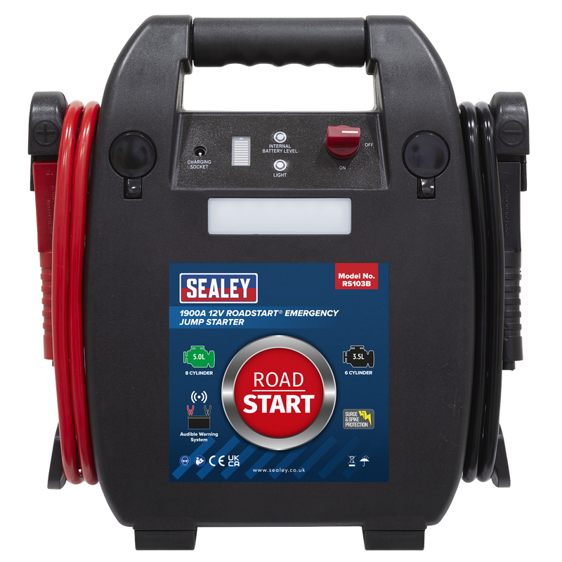 Sealey RS103B 1900A 12V RoadStart Emergency Jump Starter