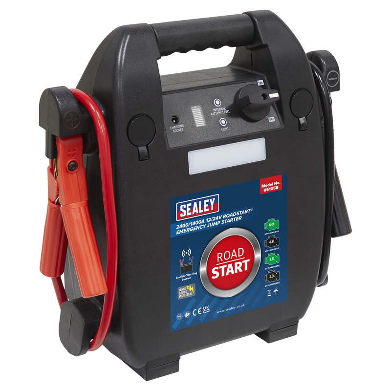 Sealey RS105B 2400/1400A 12/24V RoadStart‚Äö√Ñ√∂‚àö√ë‚àö‚àÇ‚Äö√†√∂‚Äö√Ñ‚Ä†‚Äö√†√∂‚Äö√†√á‚Äö√Ñ√∂‚àö‚Ä†‚àö‚àÇ‚Äö√†√∂¬¨‚àû¬¨¬®¬¨¬Æ¬¨¬®¬¨√Ü‚Äö√Ñ√∂‚àö‚Ä†‚àö‚àÇ‚Äö√†√∂‚àö‚à´ Emergency Jump Starter