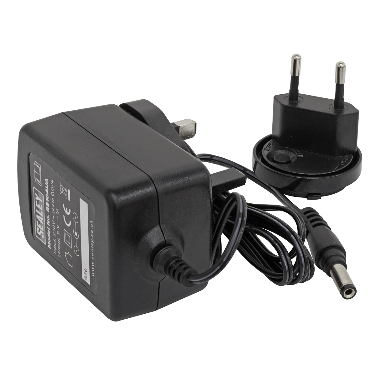 Sealey RS10AUA 15V 1.0A Universal Adaptor