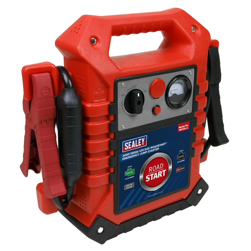 Sealey RS125 3000/1500A 12V/24V RoadStart‚Äö√Ñ√∂‚àö√ë‚àö‚àÇ‚Äö√†√∂‚Äö√Ñ‚Ä†‚Äö√†√∂‚Äö√†√á‚Äö√Ñ√∂‚àö‚Ä†‚àö‚àÇ‚Äö√†√∂¬¨‚àû¬¨¬®¬¨¬Æ¬¨¬®¬¨√Ü‚Äö√Ñ√∂‚àö‚Ä†‚àö‚àÇ‚Äö√†√∂‚àö‚à´ Emergency Jump Starter