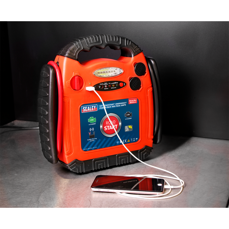 Sealey RS131 900A 12V RoadStart Emergency Jump Starter