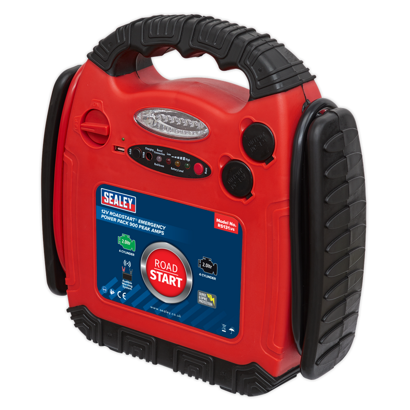 Sealey RS131 900A 12V RoadStart Emergency Jump Starter