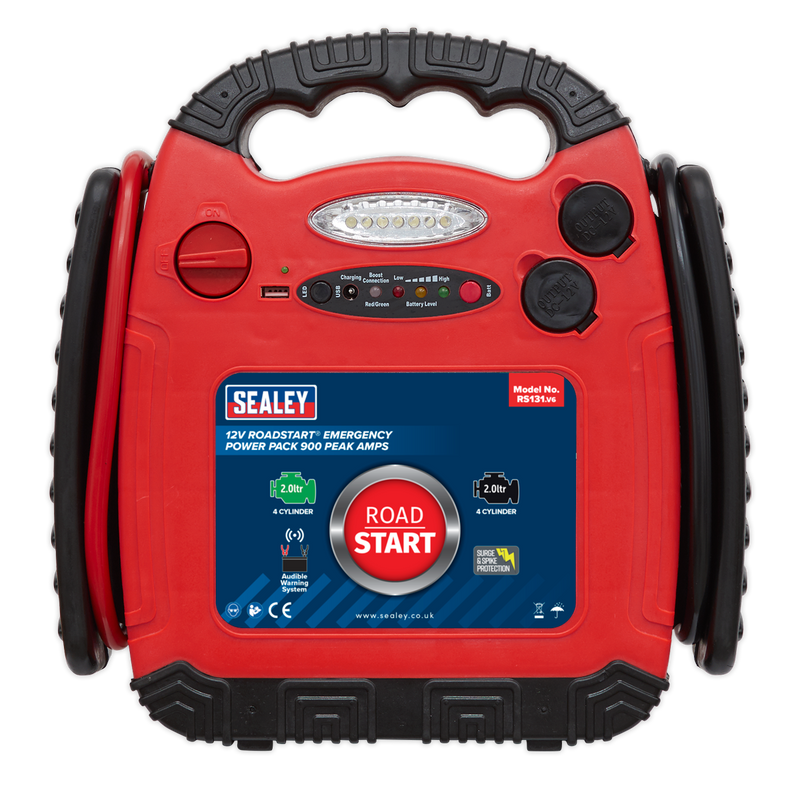 Sealey RS131 900A 12V RoadStart Emergency Jump Starter