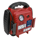 Sealey RS132 12V 900A RoadStart Emergency Jump Starter with Air Compressor