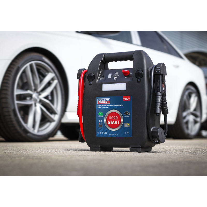 Sealey RS1B 900A 12V RoadStart Emergency Jump Starter