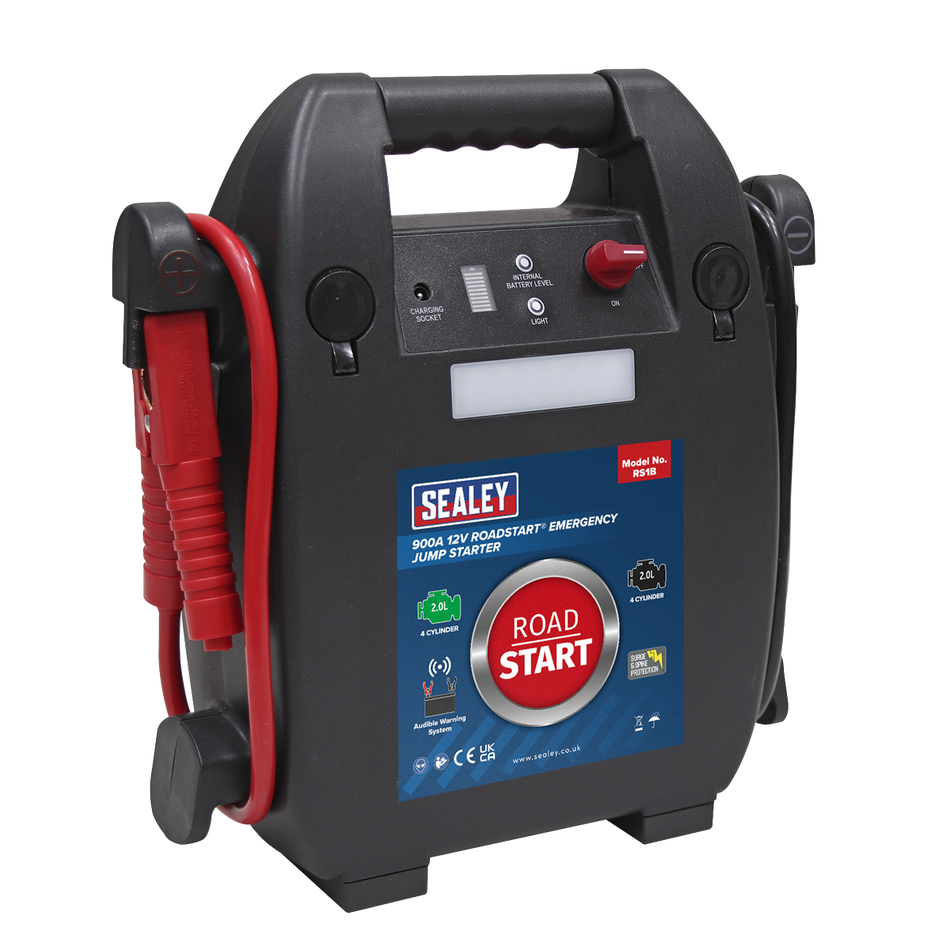 Sealey RS1B 900A 12V RoadStart Emergency Jump Starter