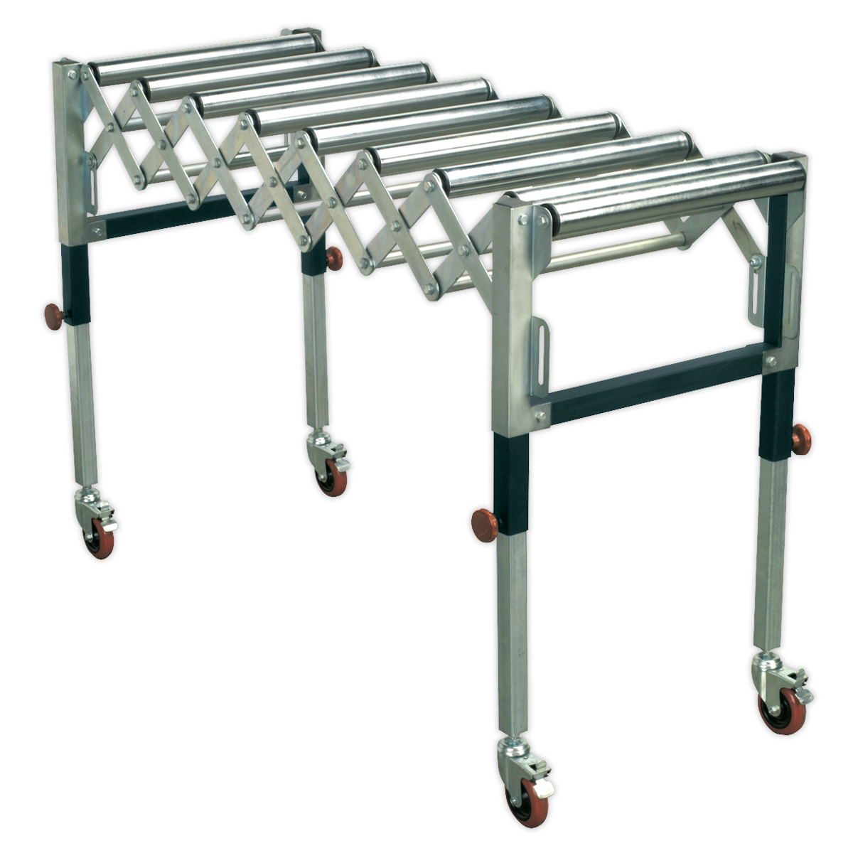 Sealey RS911F 450-1300mm Adjustable Roller Stand - 130kg Capacity