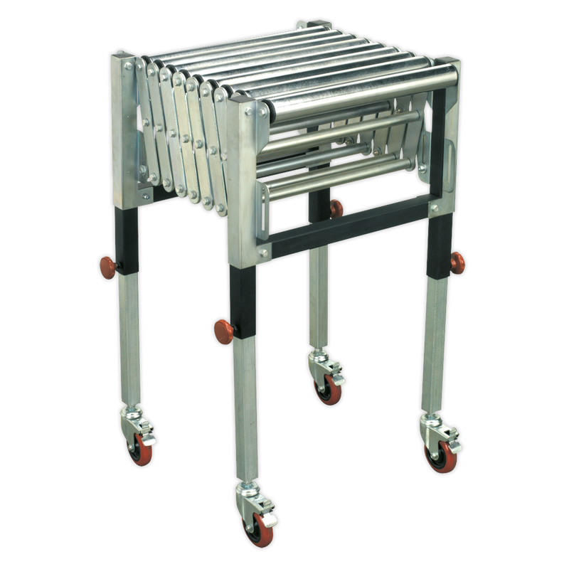 Sealey RS911F 450-1300mm Adjustable Roller Stand - 130kg Capacity