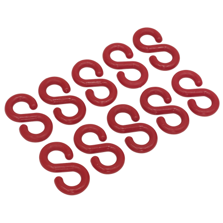 Sealey RSH10 Plastic Chain S-Hook - Pack of 10