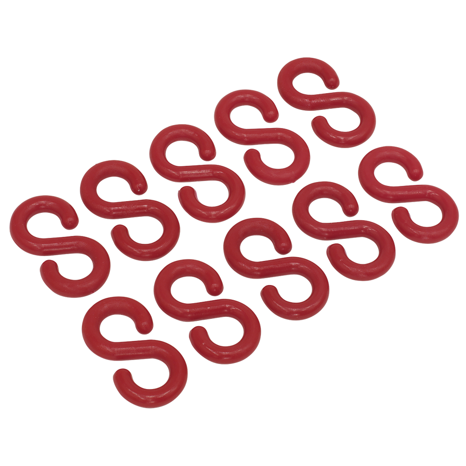 Sealey RSH10 Plastic Chain S-Hook - Pack of 10