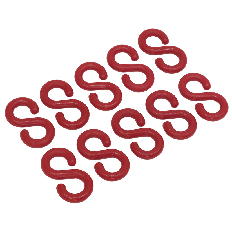 Sealey RSH10 Plastic Chain S-Hook - Pack of 10