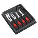 Sealey RT006 5pc Door Panel & Trim Clip Removal Tool Set