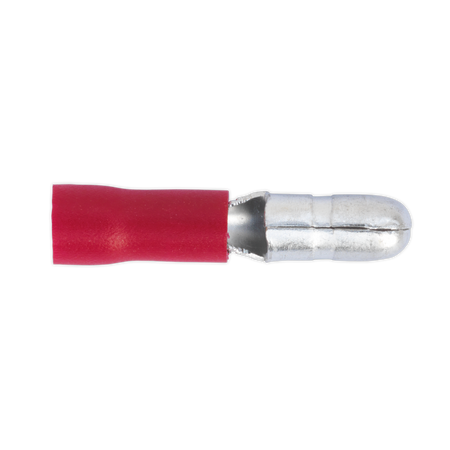 Sealey RT11 4mm Red Male Bullet Terminal - Pack of 100