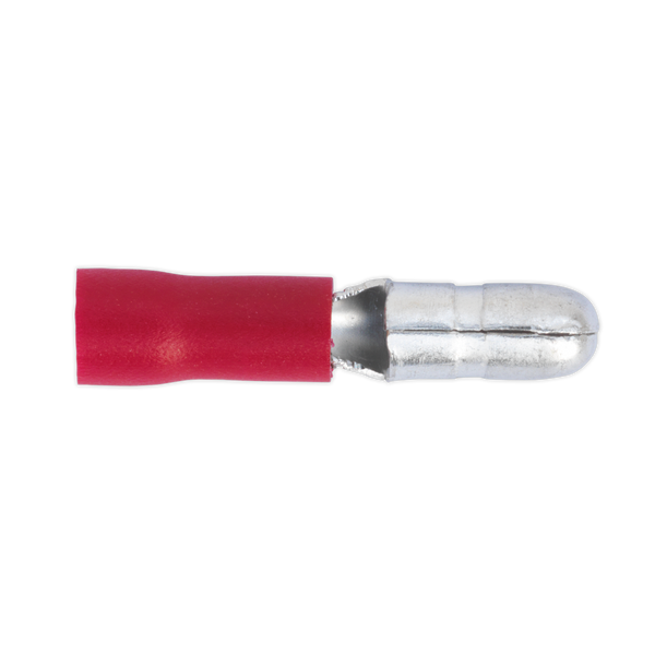 Sealey RT11 4mm Red Male Bullet Terminal - Pack of 100