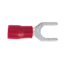 Sealey RT14 5.3mm (2BA) Red Easy-Entry Fork Terminal - Pack of 100