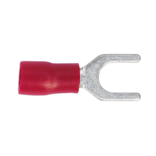 Sealey RT14 5.3mm (2BA) Red Easy-Entry Fork Terminal - Pack of 100