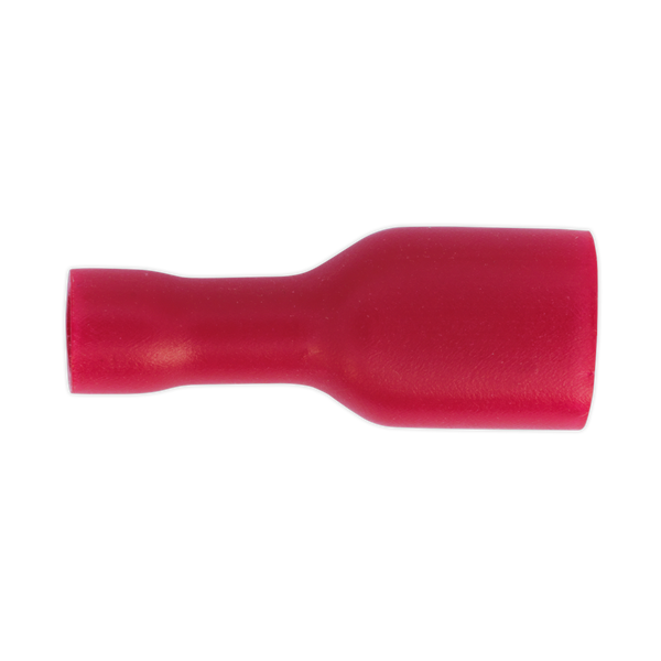 Sealey RT16 6.3mm Red Fully Insulated Female Terminal - Pack of 100
