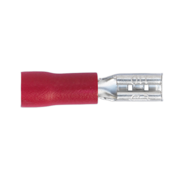 Sealey RT19 2.8mm Red Push-On Female Terminal - Pack of 100