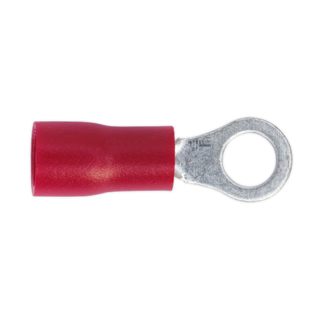 Sealey RT24 4.3mm (4BA) Red Easy-Entry Ring Terminal - Pack of 100