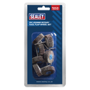 Sealey RTA7FW 7pc 30mm Rotary Tool Flap Wheel Set