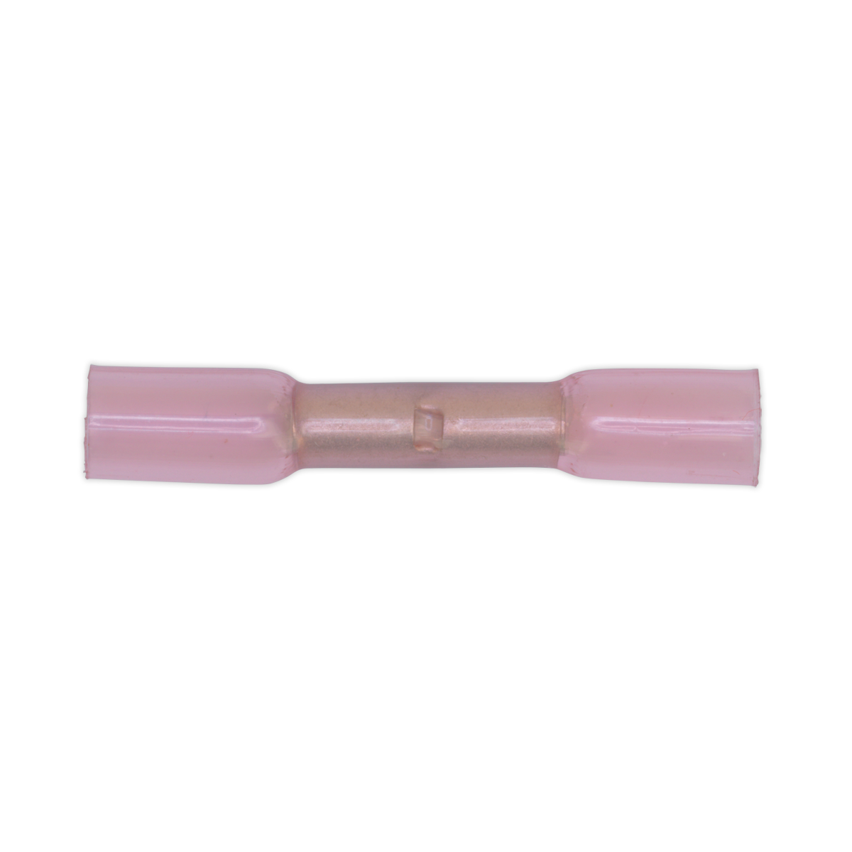 Sealey RTSB100 4.8mm Red Heat Shrink Butt Connector Terminal - Pack of 100