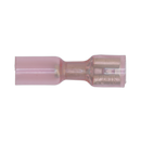 Sealey RTSPF25 6.4mm Red Female Push-On Heat Shrink Terminal - Pack of 25