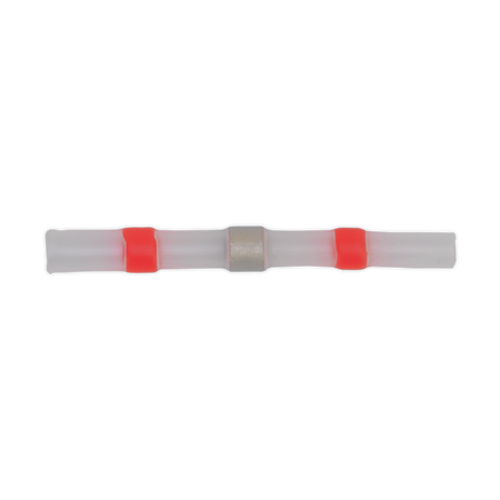 Sealey RTSSB25 Red Heat Shrink Solder Butt Connector Terminal - Pack of 25