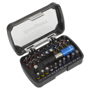 Sealey S01035 32pc Colour-Coded S2 Power Tool Bit Set