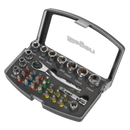 Sealey S01036 31pc 1/4"Sq Drive Socket & Colour-Coded Bit Set