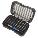 Sealey S01038 71pc Colour-Coded S2 Power Tool Bit Set