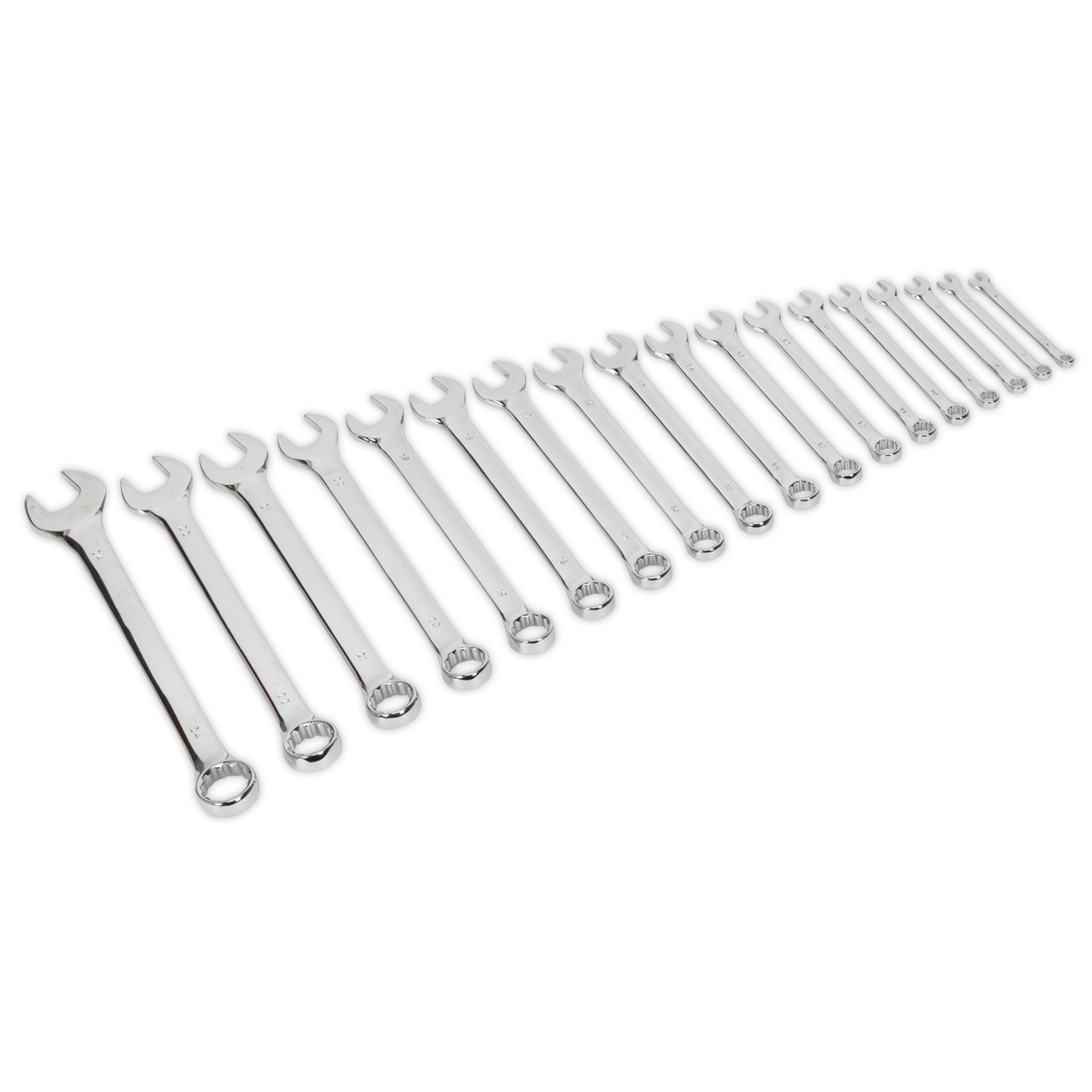 Sealey S01052 18pc Combination Spanner Set