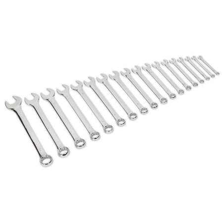 Sealey S01052 18pc Combination Spanner Set