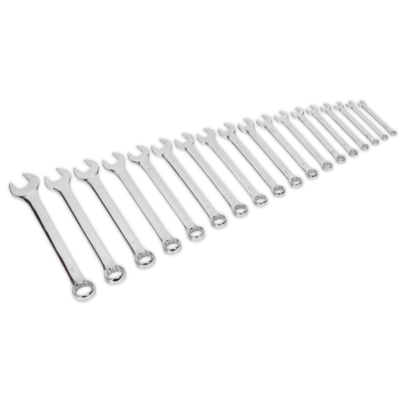 Sealey S01052 18pc Combination Spanner Set