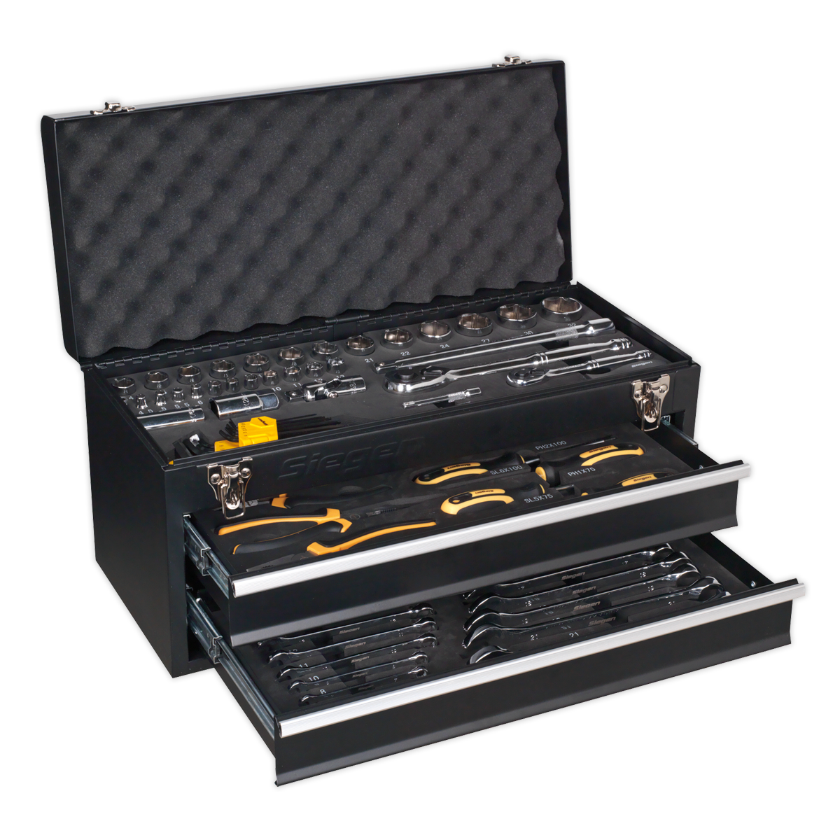 Sealey S01055 2 Drawer Portable Tool Chest with 90pc Tool Kit