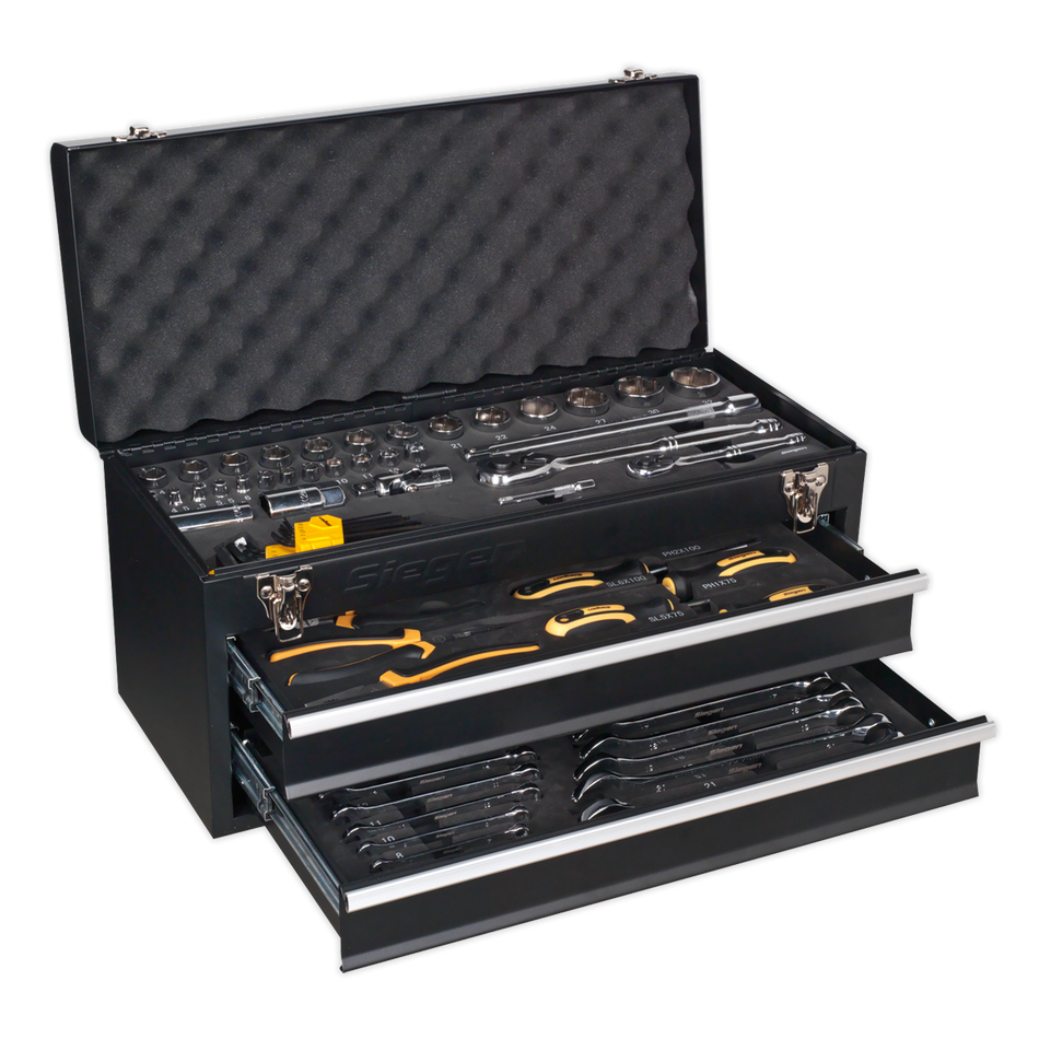 Sealey S01055 2 Drawer Portable Tool Chest with 90pc Tool Kit