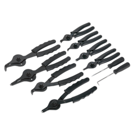 Sealey S01064 10pc Internal/External Circlip Pliers Set