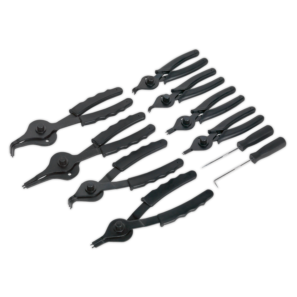 Sealey S01064 10pc Internal/External Circlip Pliers Set