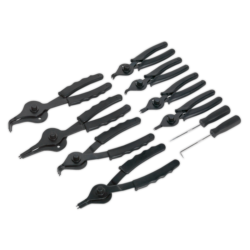 Sealey S01064 10pc Internal/External Circlip Pliers Set
