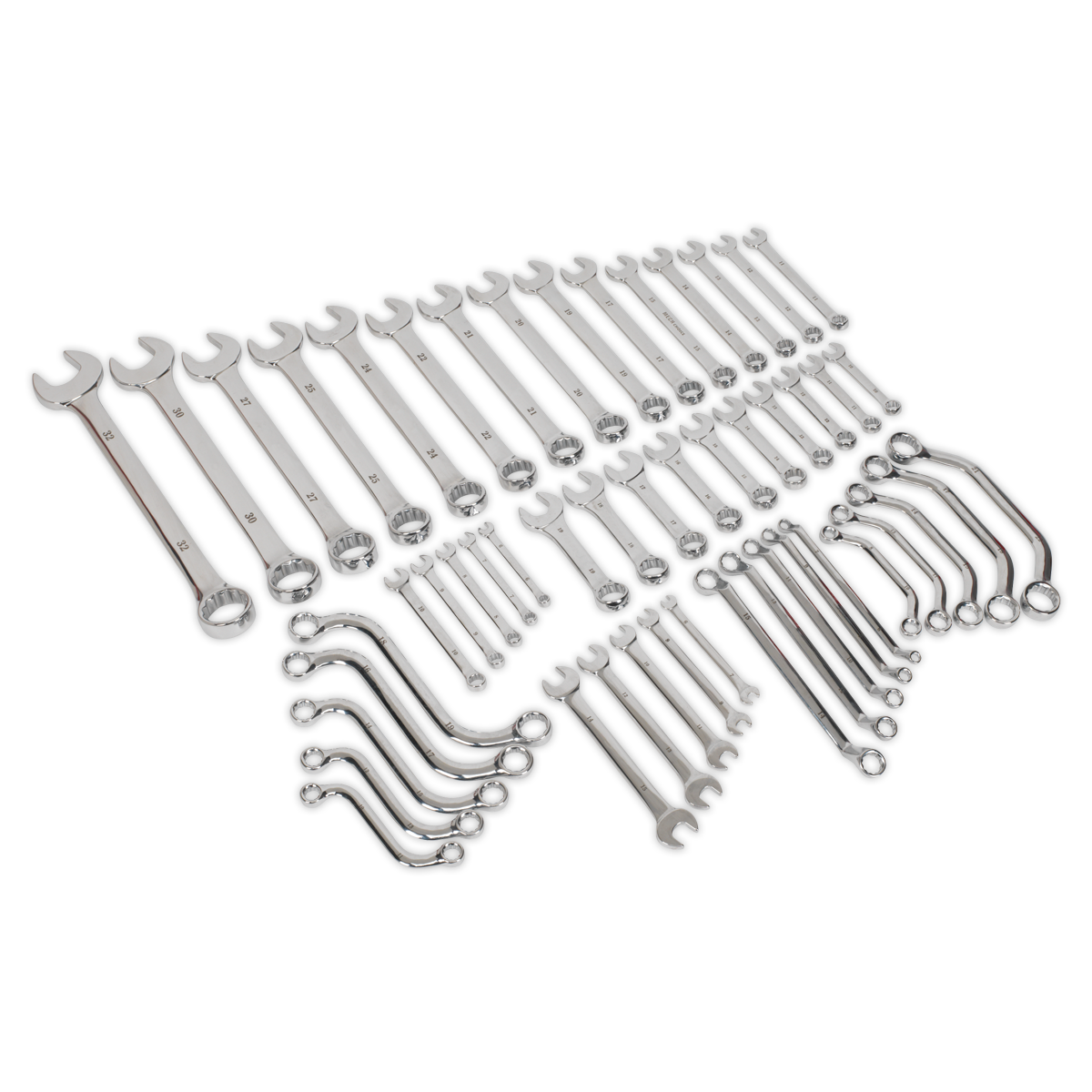 Sealey S01084 50pc Multipurpose Spanner Set