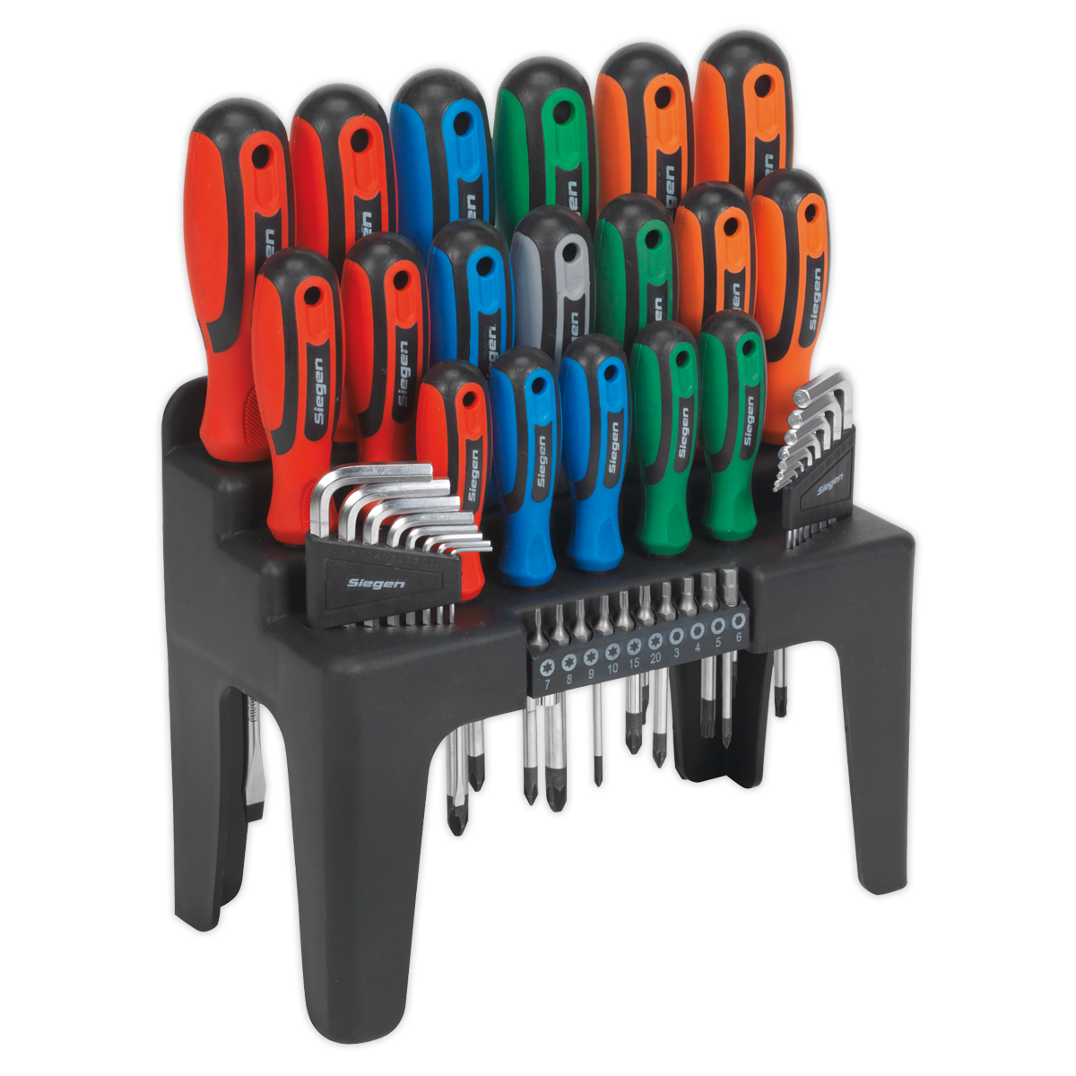 Sealey S01090 44pc Screwdriver, Hex Key & Bit Set