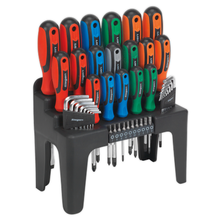 Sealey S01090 44pc Screwdriver, Hex Key & Bit Set
