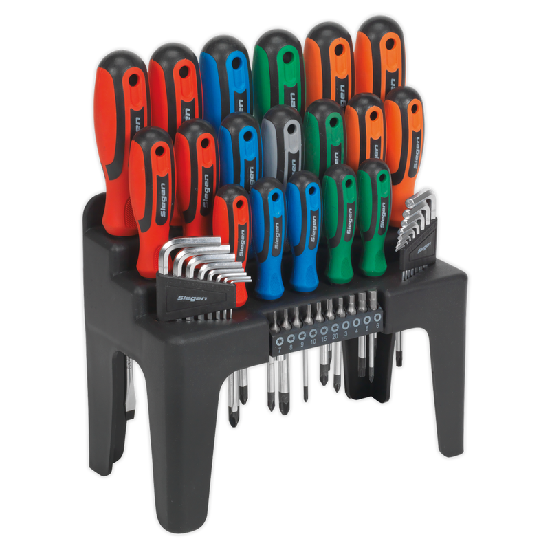 Sealey S01090 44pc Screwdriver, Hex Key & Bit Set