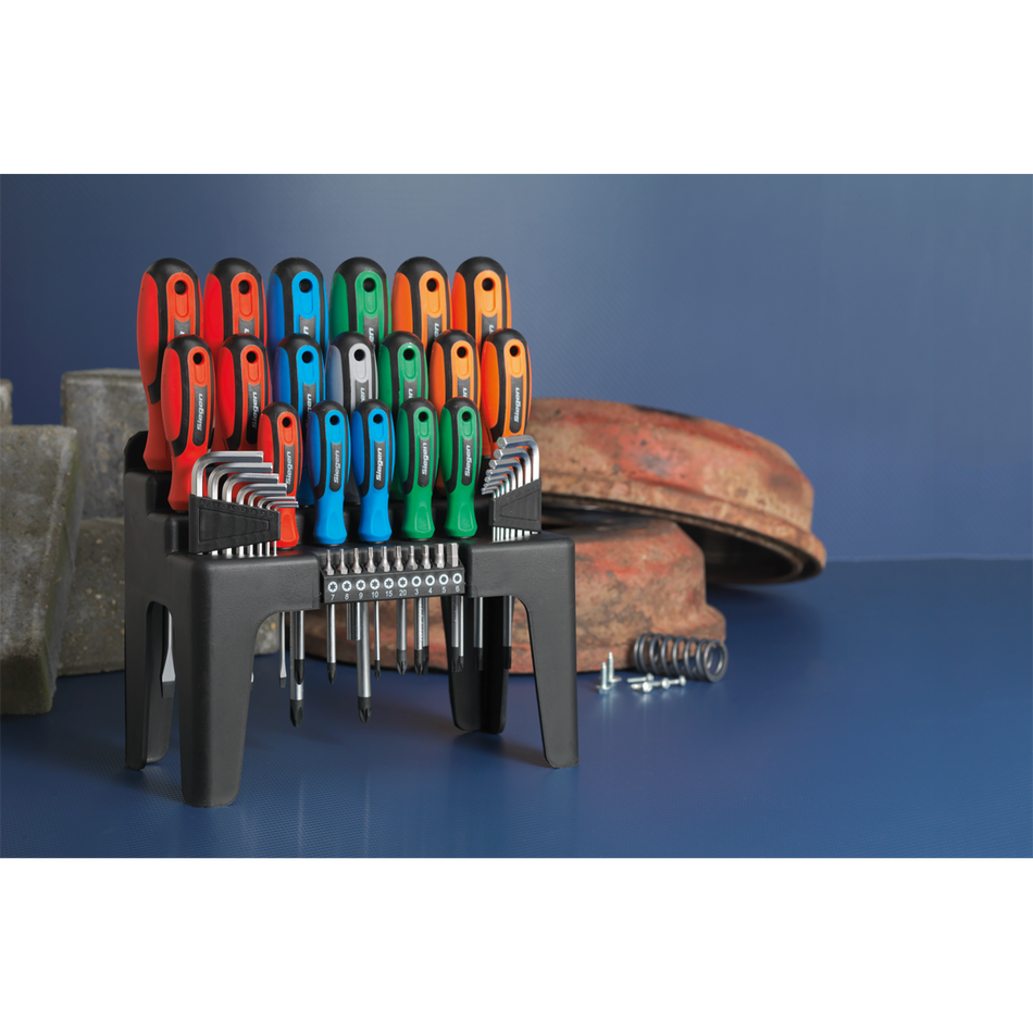 Sealey S01090 44pc Screwdriver, Hex Key & Bit Set